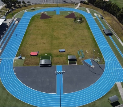 Professional Athletic Track and Field Wet-Pour PU Running Track Sandwich System Shock Absorption Durable PU Running Track