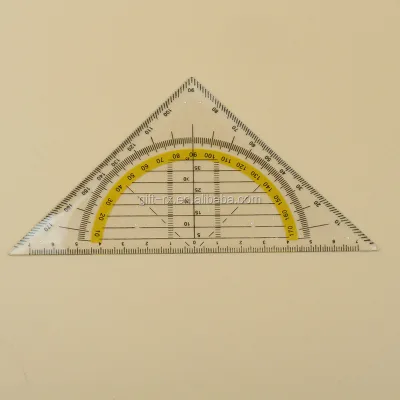 Transparent Plastic 15 cm Straight Ruler for Token Use