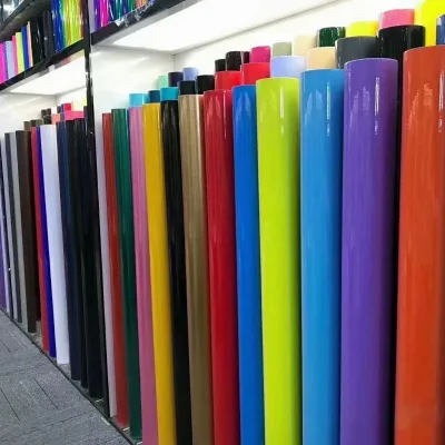 High PVC Waterproof Eco-friendly Car Vinyl Film Wrapping Letter Stickers for Car Styling Multi Colors Color Sample Book