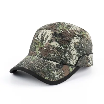 Wholesale Custom Logo Outdoor Tactical Hat Breathable Waterproof Baseball Cap Curved Brim Printed Running Mesh Sports Fishing