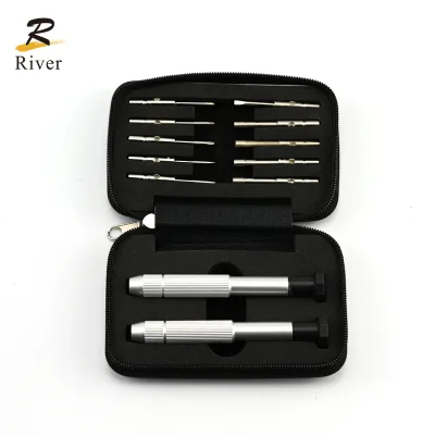 River Hot Sale Portable Optic Eye Wear Glasses Repair Screwdrivers Tools Set Bag With Zipper Glasses Frame Optical Tool Kit