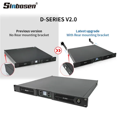D4-1500 Sic Stable Power Amplifiers Professional High Quality Japan Capacitors 1500w 1u Power Amplifier 4 Channel