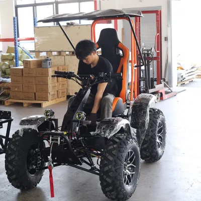 6000W Outdoor Scooter 4WD Lithium Battery 50Ah With Canopy