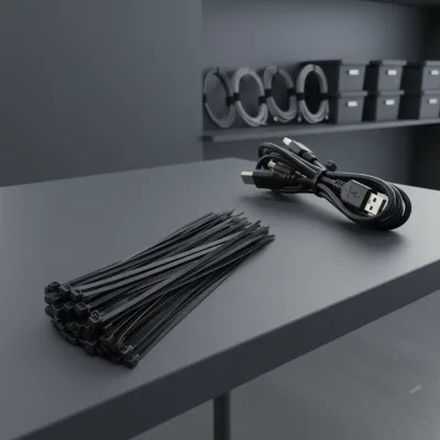 Bespoke Nylon Self-Locking Cable Management ROHS GSG Certified Factory OEM Custom Poly Bags Packaging 9mm X 750mm