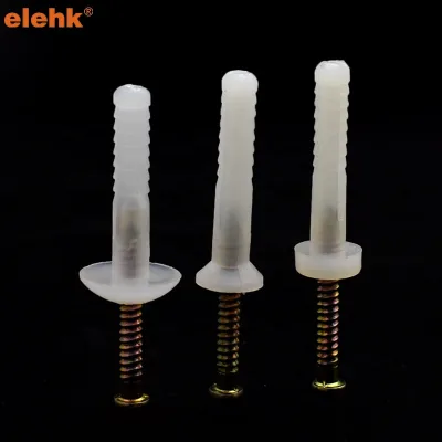 Good Quality  Mushroom Head Plastic Fixing Nail in Nylon Anchor With Nail Screws