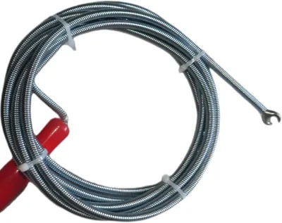 Professional 10M (32.81ft) Drain Unblocker with Flexible Claw and Plumbing Snake Sink Unblocker Drain Auger Spring Tool