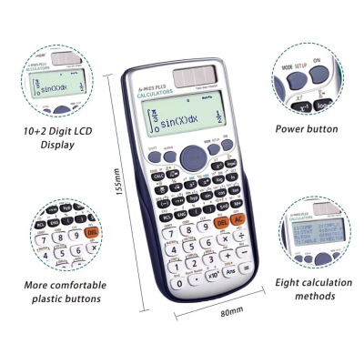 Student Scientific Calculator for School and Business Essential Accessory for Study and Calendar Usage