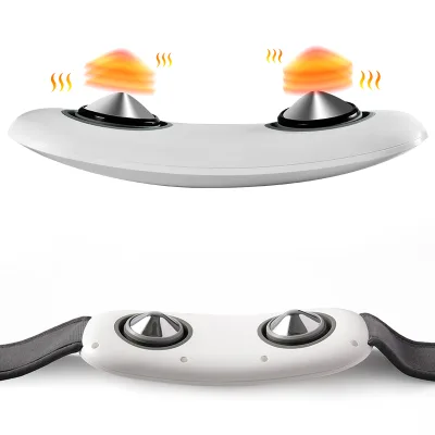 Relieve Waist Fatigue: HEZHENG Heating Waist Massager Air Pressure & Vibration & EMS Back Massage Device Belly Care Equipment