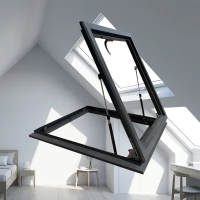 Aluminum Alloy Roof Skylight Window-Soundproof Ventilation for Modern Villa & Attic