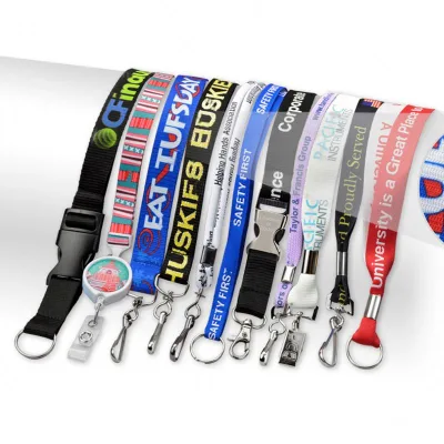 Hot Sale Lanyard Cord Custom Pen Holder Lanyard With Rubber Ring Mobile Phone Lanyard