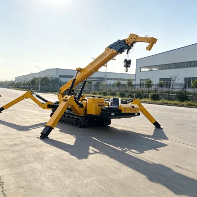 Customizable Mini Spider Crane Optional 2.95 Ton 5 Ton Capacity for Chemical Plant Pipeline Maintenance Work