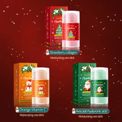 OEM SADOER Hand And Foot Cream 40g Strawberry Collagen Care Stick Anti-cracking Peeling Nourishing Dry Skin Moisturizer