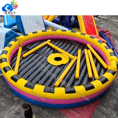 Outdoor Inflatable Sport Game Jousting Arena Course Inflatable Fighting Arena Challenge Battle Game for Adults Juegos Inflables