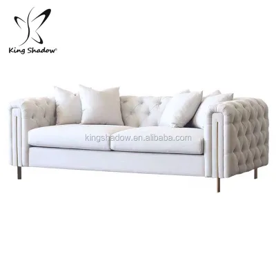 2024 High End White  Living Room Furniture Sofa Set Couch Minimalist Modern Italian Light Luxury Sofa