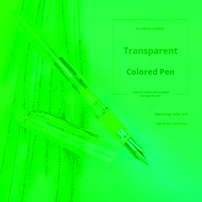 Transparent Student Calligraphy Fountain Pen