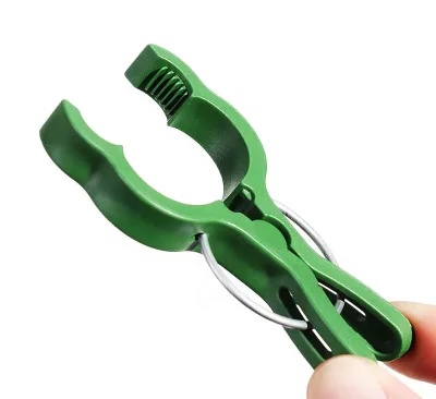 Reusable Plant & Flower Lever Loop Gripper Spring Plastic Garden Plant Support Clips for Supporting Plant Stems
