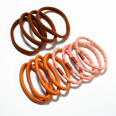 Custom Colorful Ponytail Holder Hair Scrunchies for Women Hair Scrunchies Elastic Hair Ties
