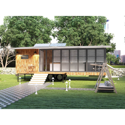 Portable Mobile Home Fully Equipped Trailer House Transportable Prefab and Modular Building Small Holiday House