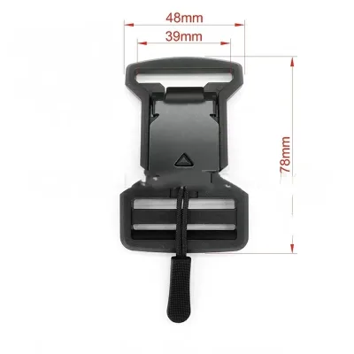 1.5Inch Single Adjustable Quick-Release Magnetic Buckle Functional Belts Buckles for 38mm Backpack Bags Strap DIY Accessories