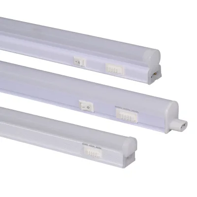 120cm T5 Dust-proof Moisture-proof Eye-protecting High-brightness 120lm/W IP44 5-Year Warranty CRI 80 Office Integrated Bracket