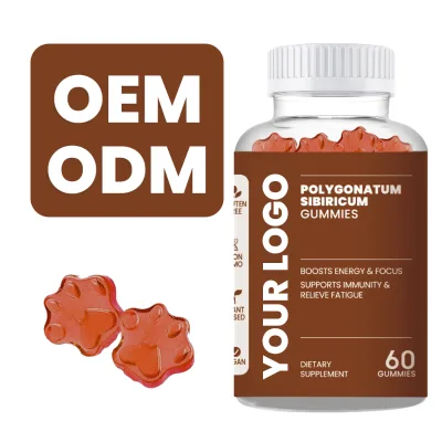 Acorn Private Label Polygonatum Sibericum Vegan Gummies Immune Support Energy Support for Adults