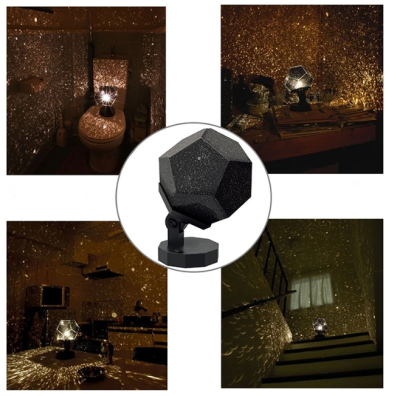 Novel Romantic LED Star Moon Projection Light Sky Projection Cosmic Night Light Children Gift Home Decoration