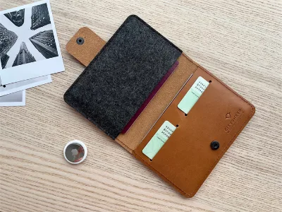 Crazy Horse Leather Travel Passport Wallet Vintage Passport Cover Organizer Men's & Women's Passport Protector for Card Holders