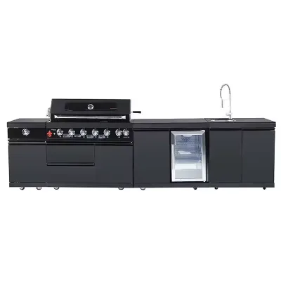 Hot Selling All-In-One Stainless Steel Outdoor Kitchen New Commercial BBQ Grill Island Luxury Korean Style Premium Design