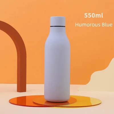 304 stainless steel shaped stainless steel small mouth thermos bottle rubber paint outdoor sports water cup