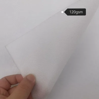 White 120GRS Polypropylene PP Spunbond Nonwoven Fabric Roll Factory Customized Size Roll Non-Woven Supply