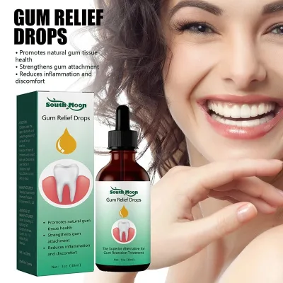 30ml Gum Regrowth Drops Relieve Mouth Periodontal Gum Bleeding Pain Treatment Bad Breatt Antibacteriia Oral Clean Care New