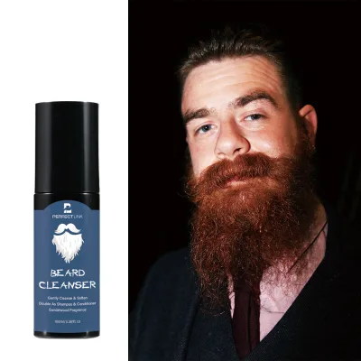 Private Label Gentle Cleansing Repairing Nourishing Moisturizing Beard Balm with Sandalwood Fragrance Anti-Frizz