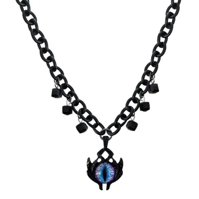 New Personality Demon Eyes Fashion Simple Stainless Steel Men's Necklace Vintage Hip Hop Jewelry Evils Eyes Necklace Wholesale