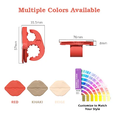 Silicone Portable Lipstick Mirror
