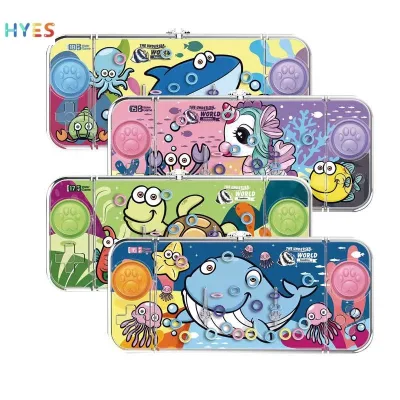 Huiye New Water Ring Game Toss Plastic Cartoon Promotion Water Ring Game Toys Gifts Funny Indoor Educational Toys for Children