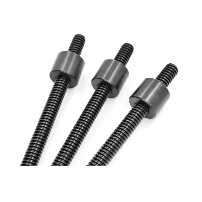 Tr12 16 20 24 25 28 30 32 36 Trapezoid Lead Screw Nut Screw 45 Steel T-screw
