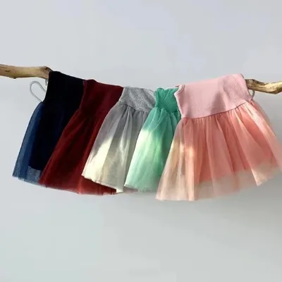 2023 New Summer Infants Dresses Puffy Cotton Baby Gauze Dress for Factory OEM ODM Customizaton
