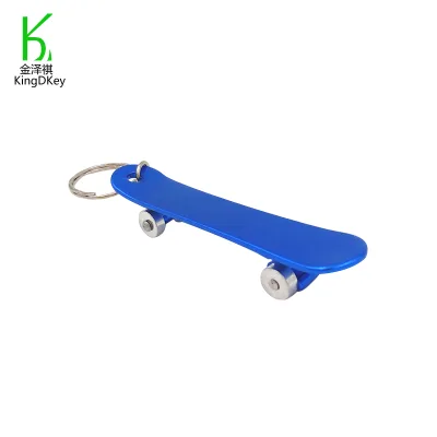 Customized Bottle Opener Custom Logo Ski Keyring Aluminum Alloy Keychain Surfboard Skateboard Bottle Opener for Gift