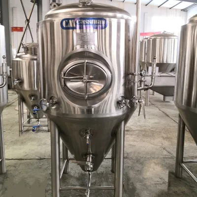1000L 2000L Stainless Steel Vessel Beer Vats Dimple Jacket Automatic Fermenter Equipment
