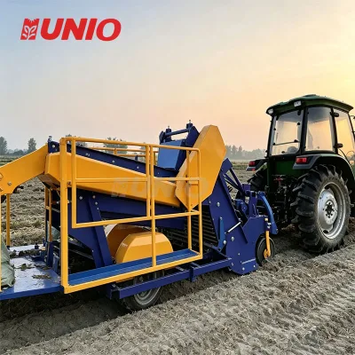 Industrial Auto Soil Removing Picking Bench Sweet Potato Root Harvester