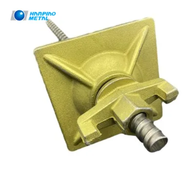HANPIAO Forged Swivel Dome Nut Combi Wing Nut With Square Washer Plate for Concrete Tie Rod Formwork System