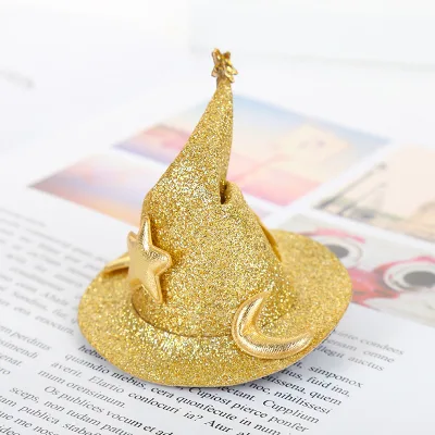 Halloween Bent Hat Hairpin Show Party Small Top Props DIY Witch Tip Body Hair Accessories Wholes