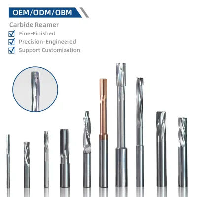 High Precision Cnc Machine Cutting Tool Tapered Reamer Solid Tungsten Carbide Tools Chamber Reamer for Metal