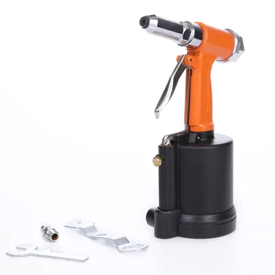 Air Riveter Hydraulic Rivet Gun 1/4" Nut Pistol Type for 2.4-4.8mm Rivet