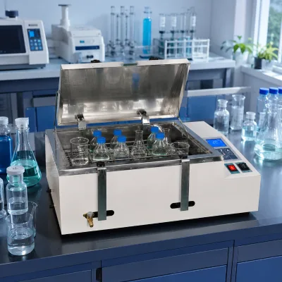 Cenlee Thermostatic Water Bath Shaker 300rpm 100°C PID Digital Temperature Control for Microbiology Biochemistry Lab Research