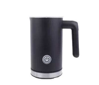 220 V Automatic Milk Steamer Cold Foam Maker Electric Milk Mixer Black Stainless Steel Snow Cone Machine Milk Frother Have Stock