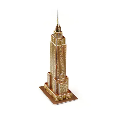 Hot Sales 3D Puzzle Empire State Building Toy Puzzle DIY Paper Puzzles Promotional Gifts for Kids