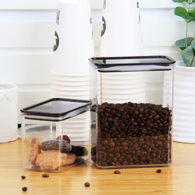 Food Storage Container Spice Jar Reusable Plastic & Glass Air Tight 6.5cm Diameter 12pcs Set Kitchen Caddy Box