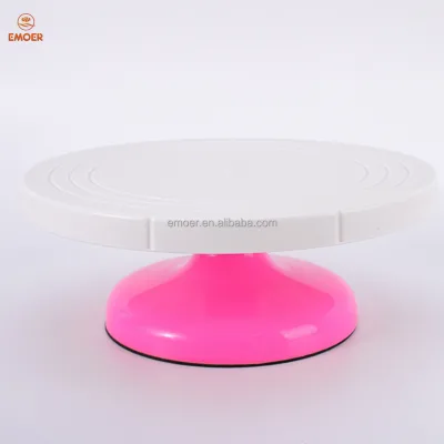 EMOER 11 Inch Plastic Cake Decoration Cake Turntable