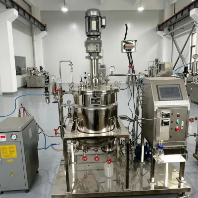 Toption Bioreactor High Quality Customized Stainless Steel Reaction Kettle 10-20L Automatic